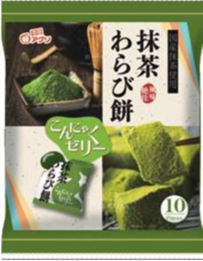 抹茶わらび餅こんにゃくゼリー
