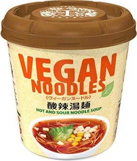 ヴィーガンヌードル酸辣湯麺