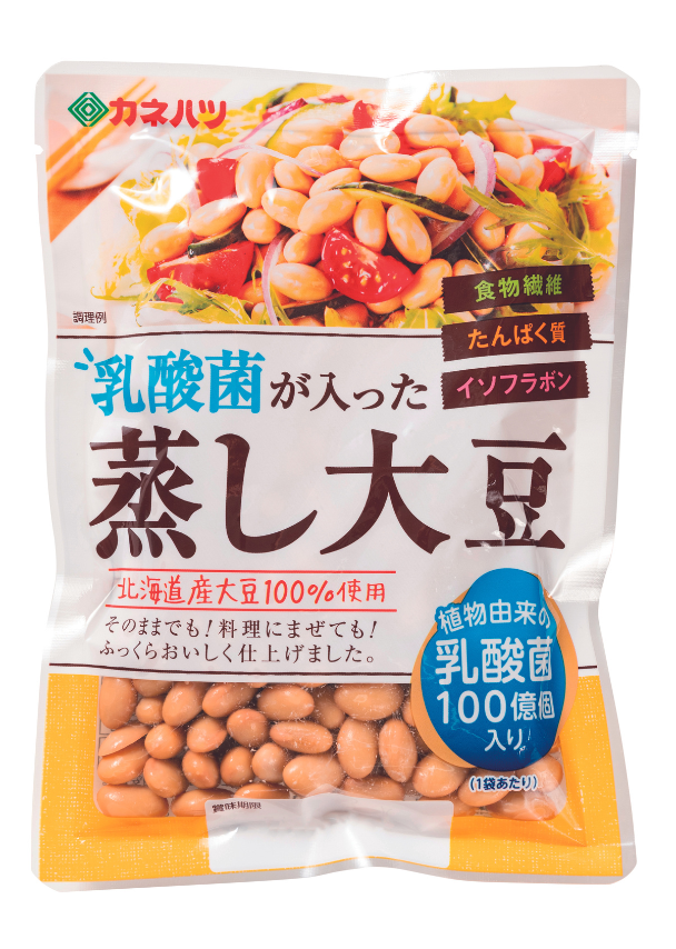 乳酸菌が入った蒸し大豆