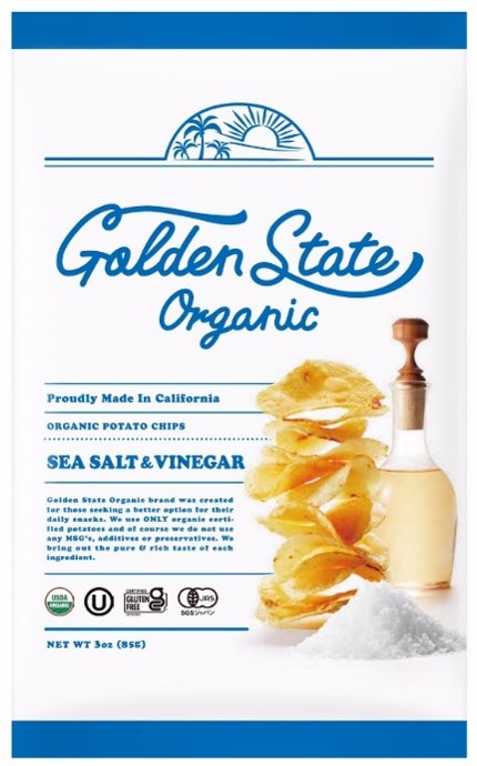 Golden State Organic　シーソルト＆ビネガー味
